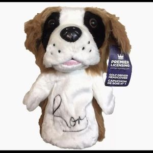 NEW w tags Official Rory Mcilroy St Bernard Dog Golf Clubhead Driver Cover